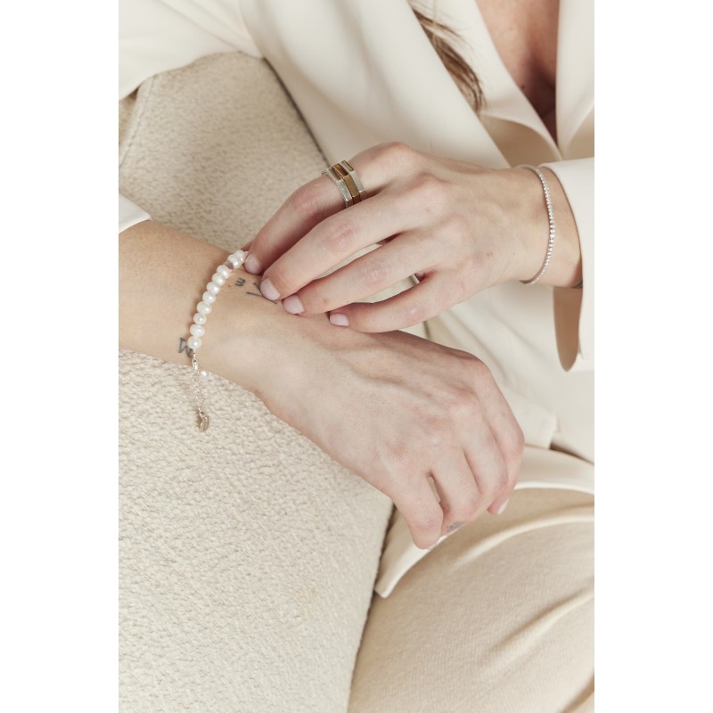 Bracelet Amor personnalisable argent