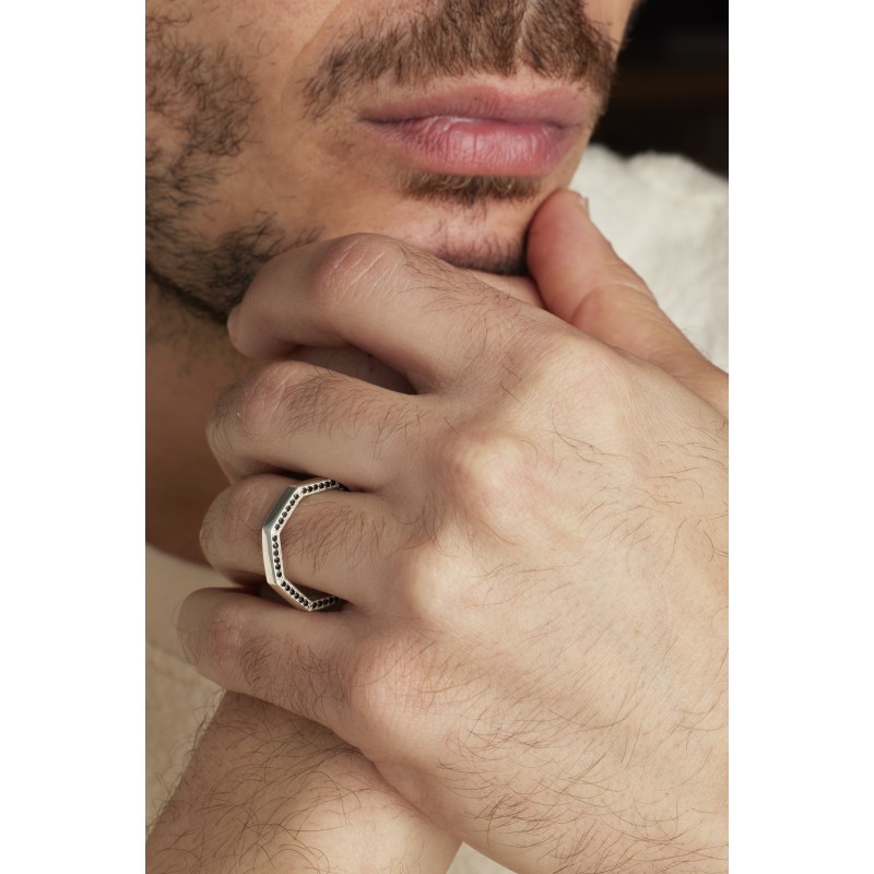 Bague Twinnie homme argent
