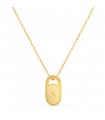 Collier mae or homme personnalisable