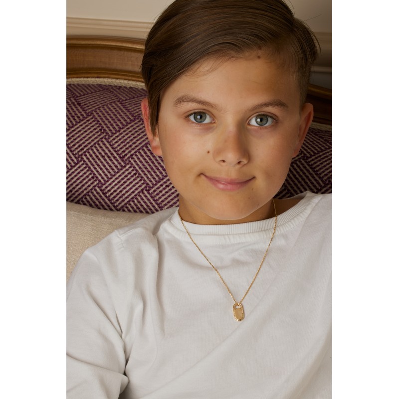 Collier mae or homme personnalisable