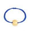 Bracelet cordon pièce pm homme or personnalisable