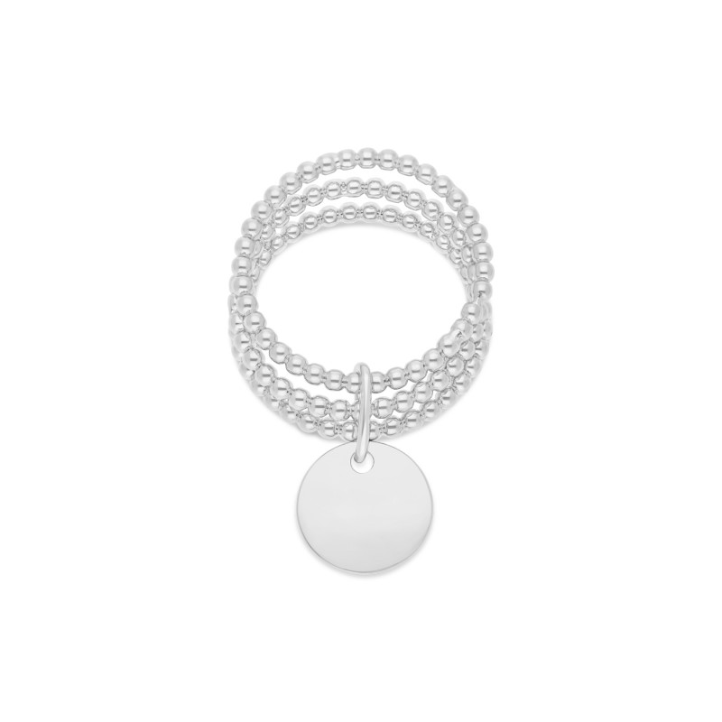 Bague Cancún argent personnalisable