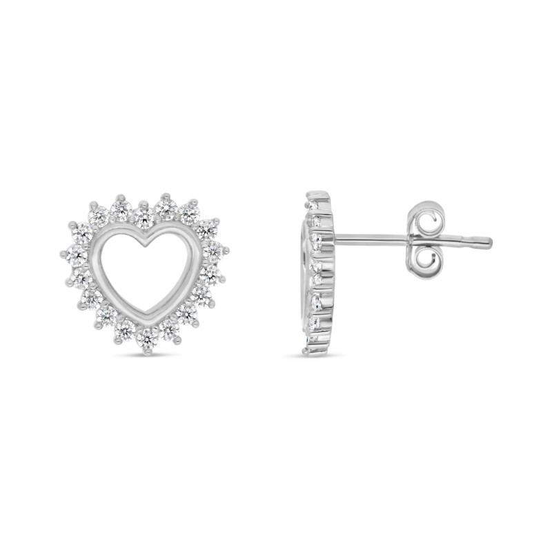 Boucles d'oreilles Valentine Argent