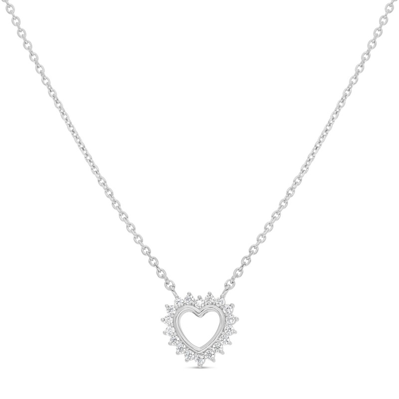 Collier Valentine Argent