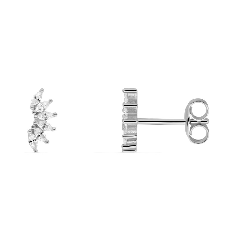 Boucles d'oreilles Cally en argent