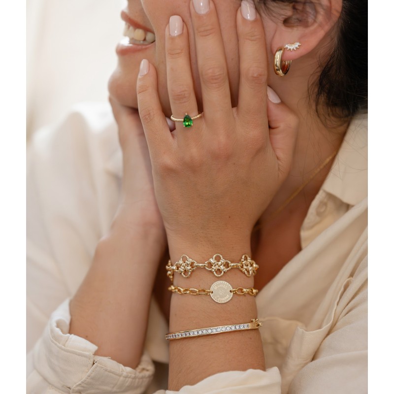 Bracelet Lady or à personnaliser