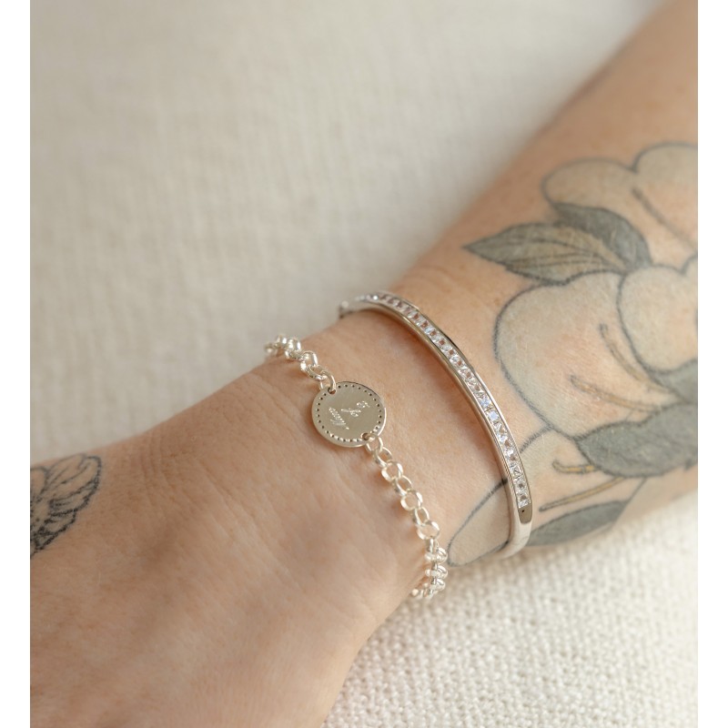 Bracelet Lady en argent à personnaliser
