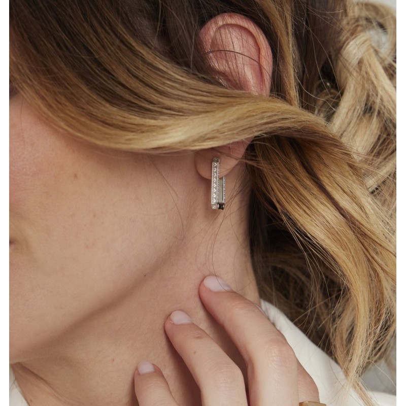 Boucles d'oreilles Olga argent