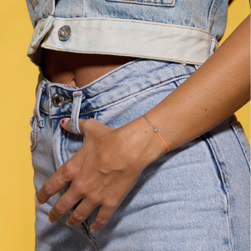 Bracelet Le Solitaire argent