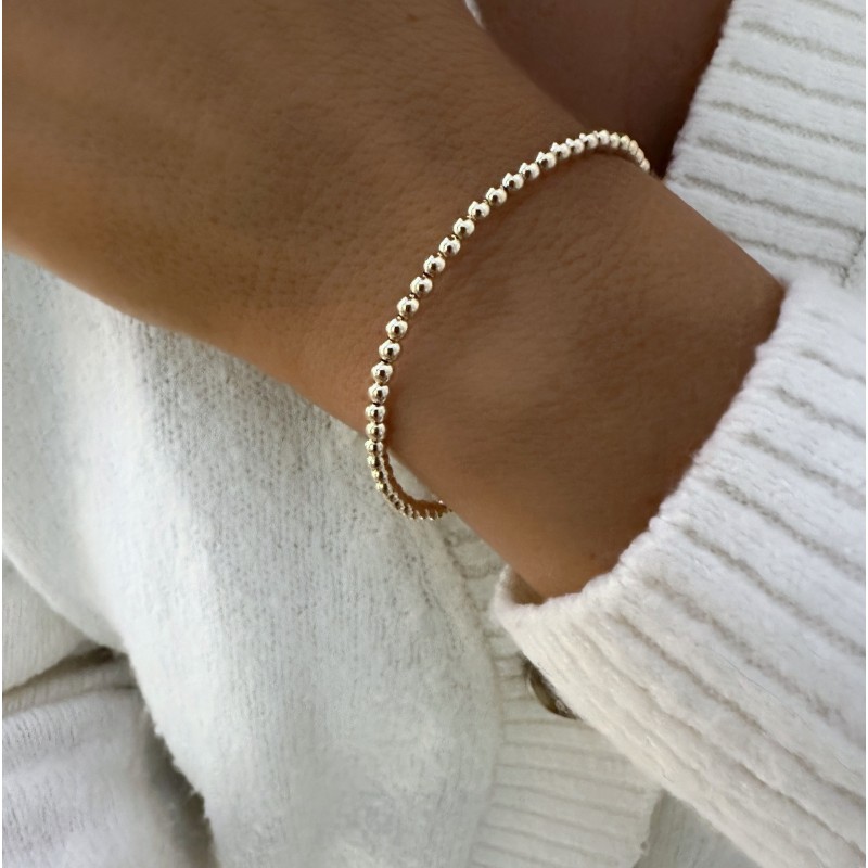 Jonc perles Gold filled