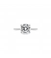 Bague solitaire en argent