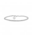 Jonc perles en argent