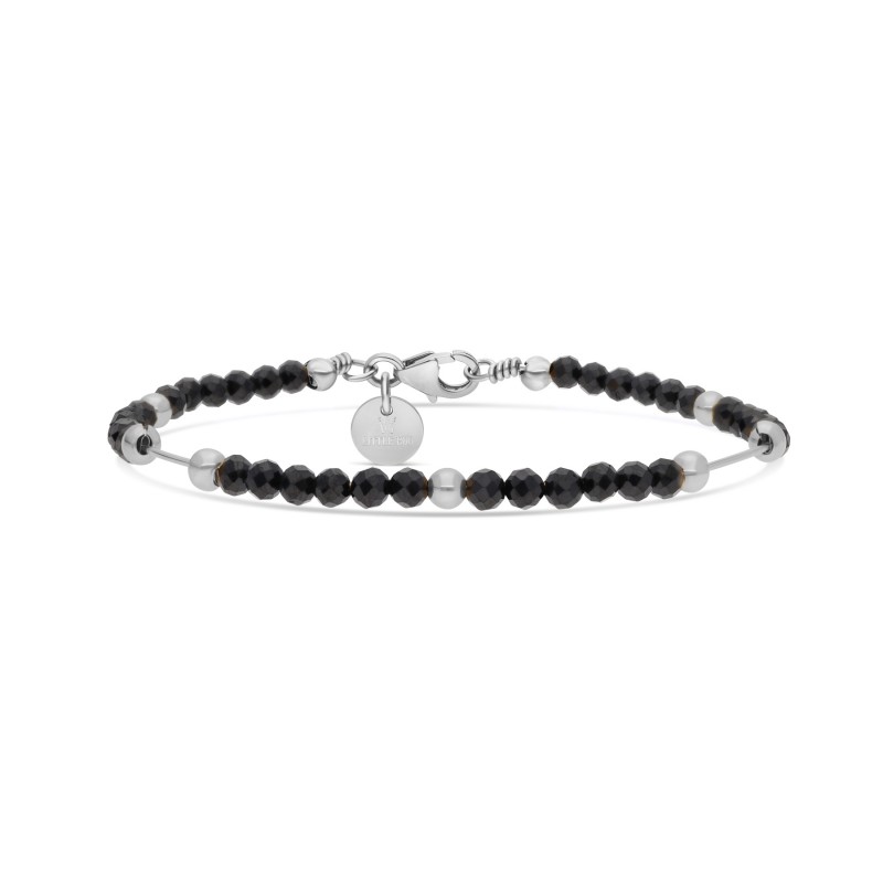Jonc Talisman Spinelle en argent
