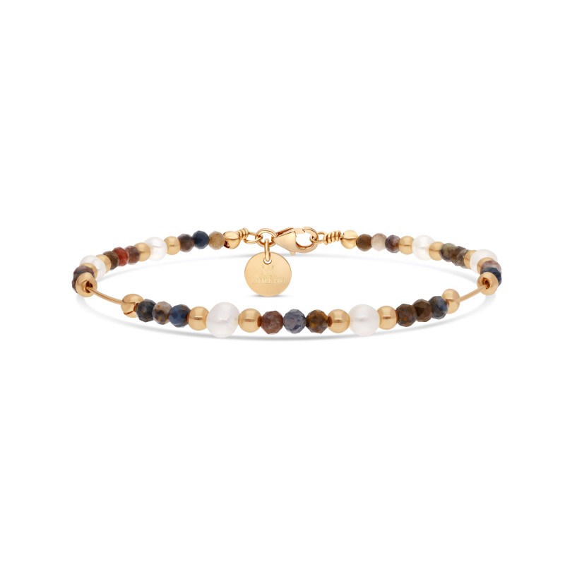 Jonc Talisman Piétersite Gold Filled