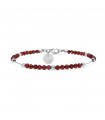 Jonc Talisman Grenat en argent