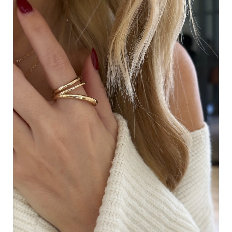 Bague Harmonie  or