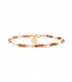 Jonc Talisman Hessonite Gold Filled