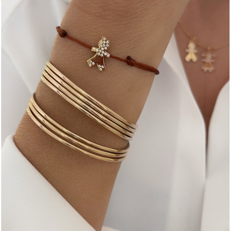 Bracelet chérubins or à composer