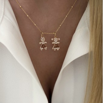 Collier Chérubins or à composer