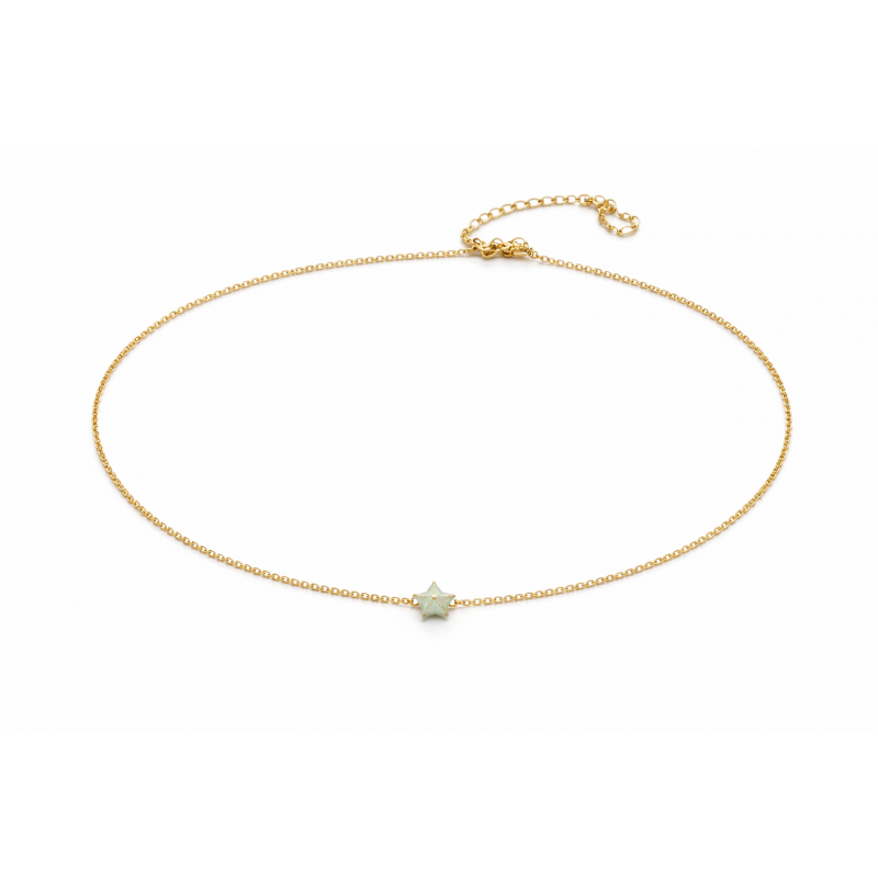 Collier étoile de mer or