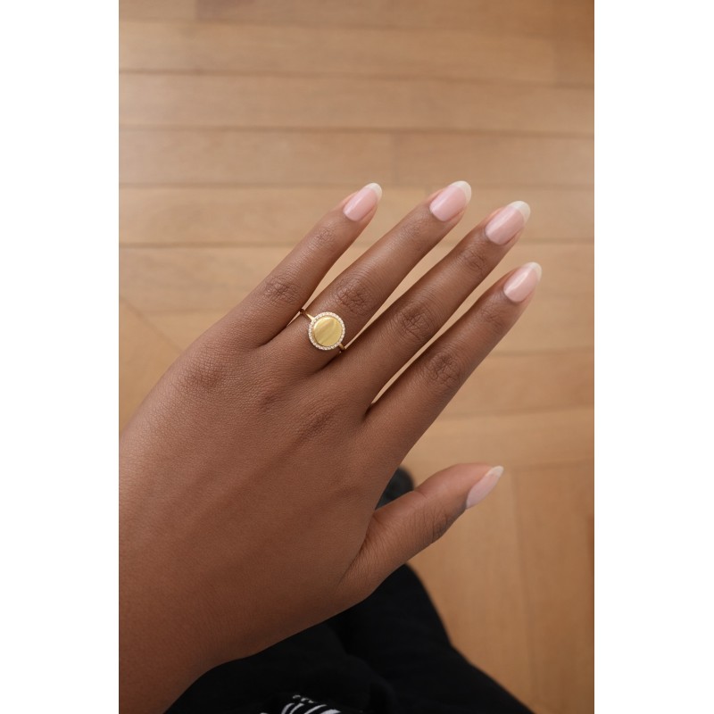 Bague Galaxie Or personnalisable