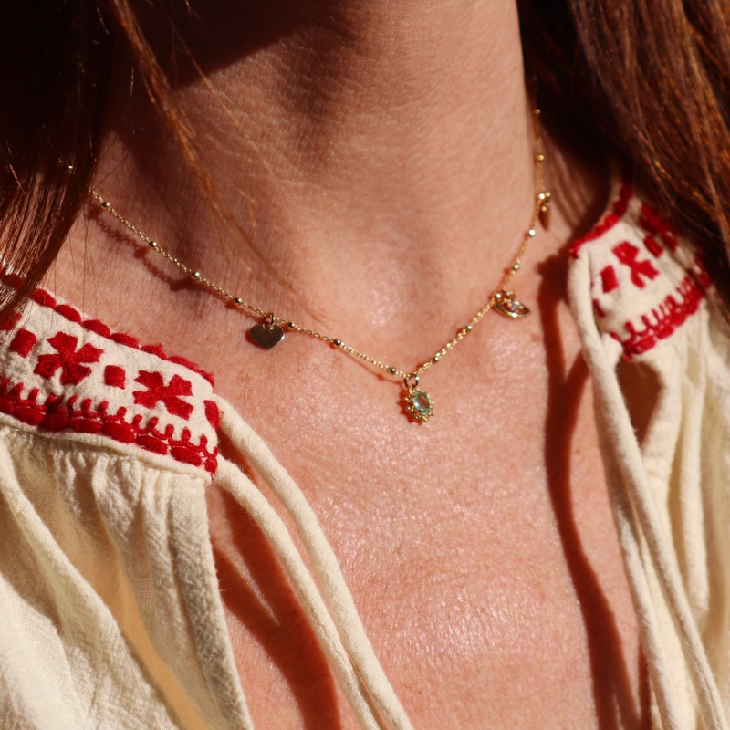 Collier Iris or personnalisable