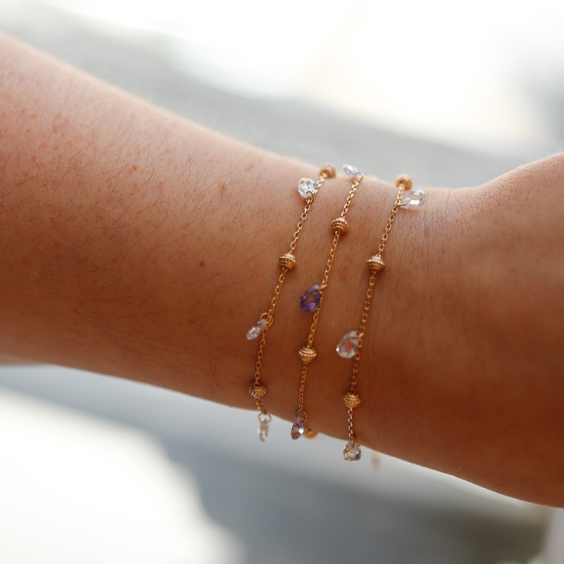 Bracelet Luna violet