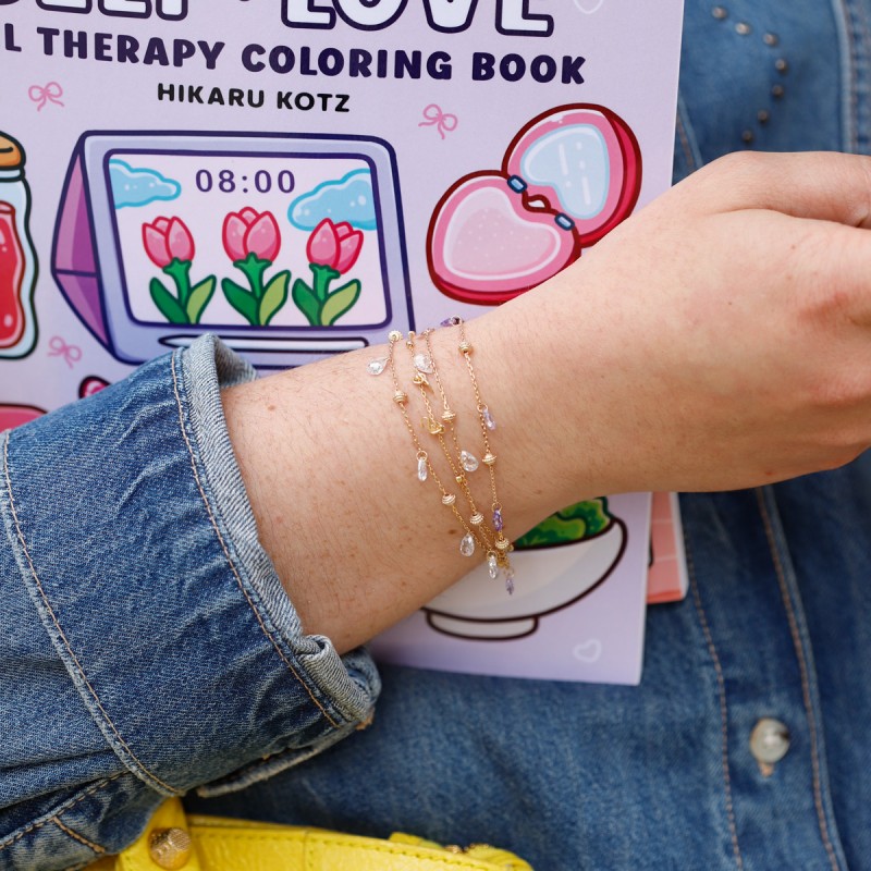 Bracelet Luna violet