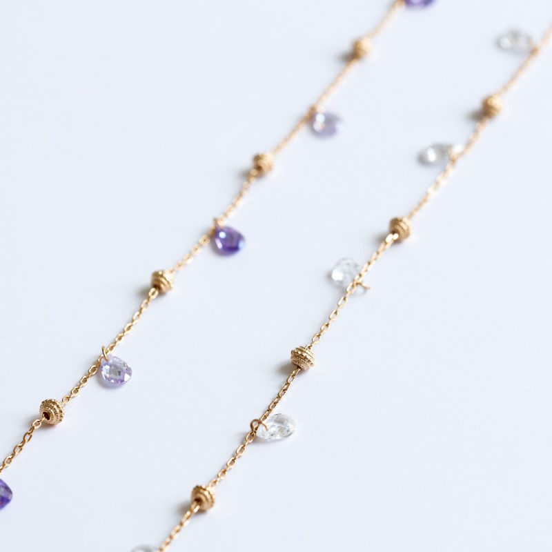 Bracelet Luna violet