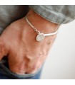 Bracelet Elio en argent personnalisable