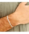 Gourmette pour homme en argent 925 à graver
