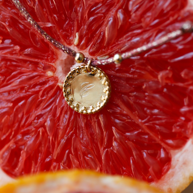 Collier Médaille Positano or