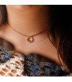 Collier Médaille Positano or