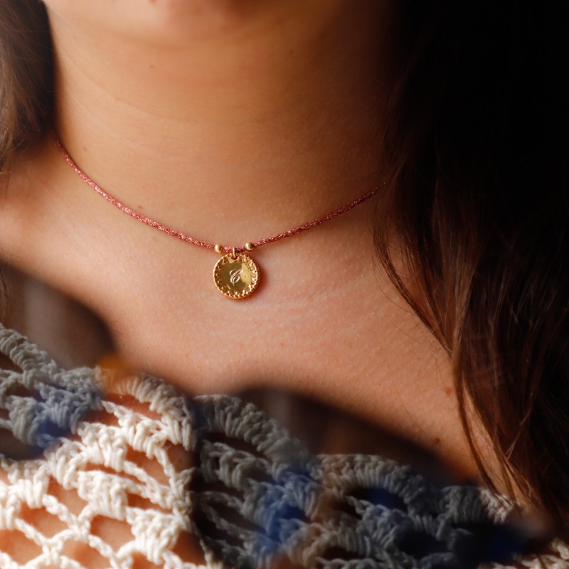 Collier Médaille Positano or