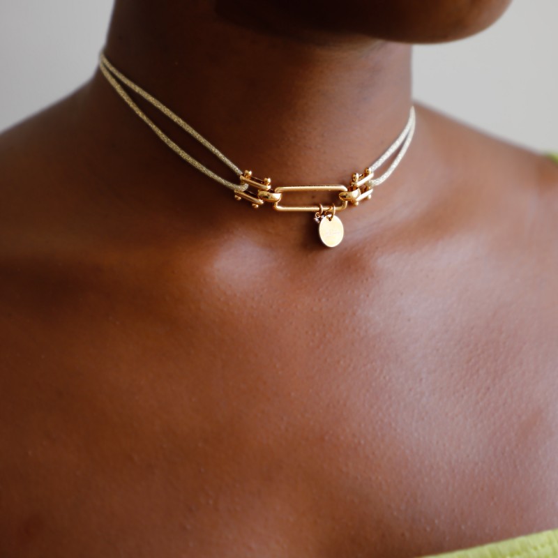 Collier Positano cordon or