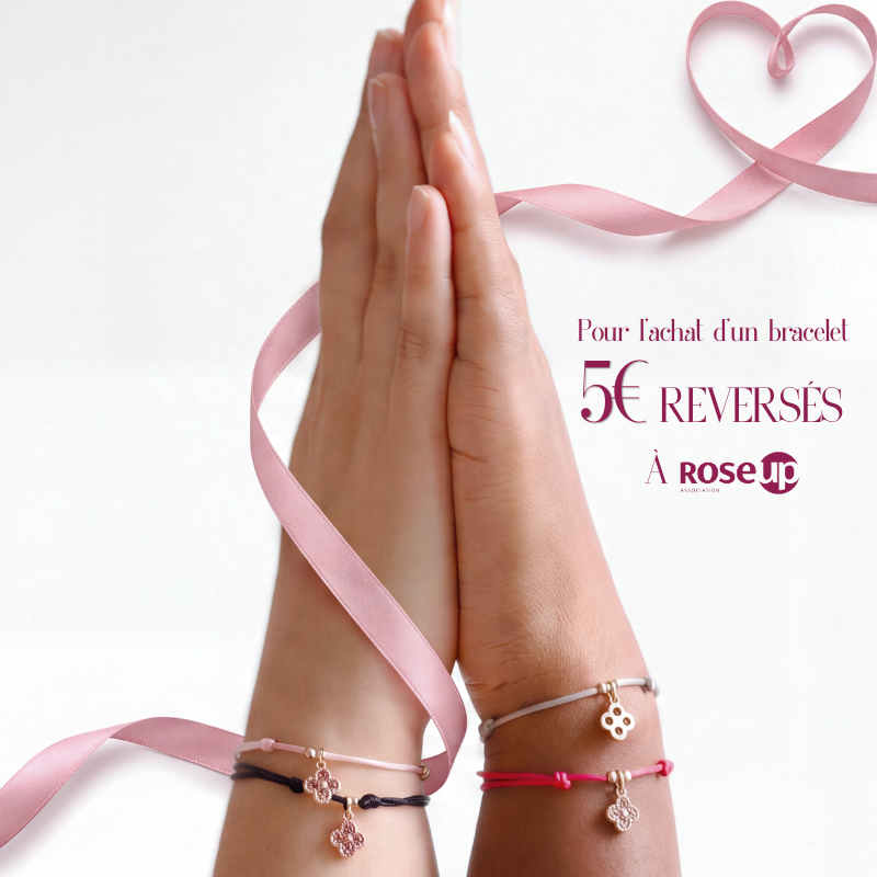 Bracelet Octobre Rose - Edition limitée 2026