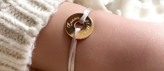 Bracelet plaqué or pour enfant à personnaliser - Little Boo