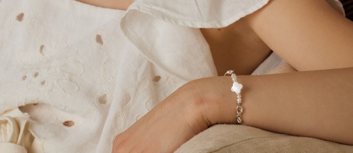 Bracelet argent pour enfant personnalisable - Little Boo